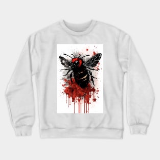 Bumblebee Ink Painting Crewneck Sweatshirt